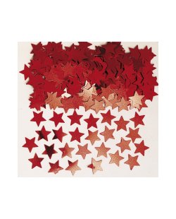 Confeti Estrellas Roja 14gr 