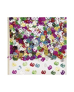 Confeti Numero 60 Multicolor 14gr 