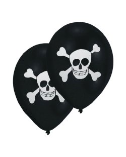 Globos Latex 25,4cm Pirata 2C 