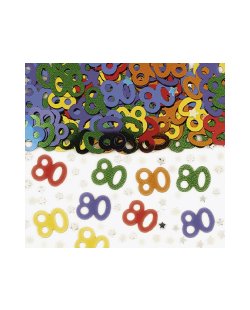 Confeti Numero 80 Multicolor 14gr 