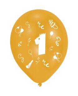 Globos Latex 25,4cm 1 Año 2C 