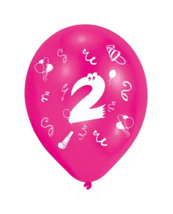 Globos 25cm Age 2 2-S 