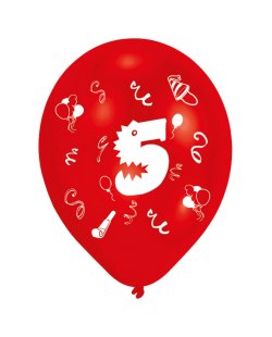 Globos 25cm Age 5 2-S 