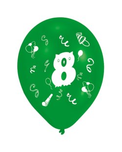Globos 25cm Age 8 2-S 