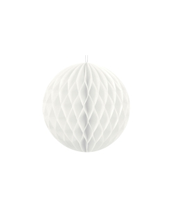 Bola Nido Abeja Blanco 10cm ***OFERTA DTO NO ACUMULABLE