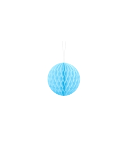 Bola Nido Abeja Azul Cielo 10cm ***OFERTA DTO NO ACUMULABLE