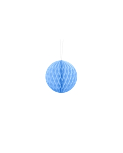 Bola Nido Abeja Azul Claro 10cm ***OFERTA DTO NO ACUMULABLE