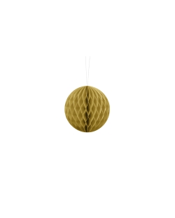 Bola Nido Abeja Oro 10cm ***OFERTA DTO NO ACUMULABLE