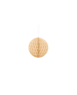 Bola Nido Abeja Crema Claro 10cm ***OFERTA DTO NO ACUMULABLE