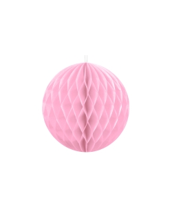 Bola Nido Abeja Rosa Claro 10cm ***OFERTA DTO NO ACUMULABLE