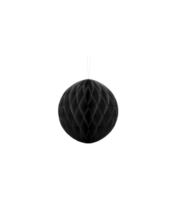 Bola Nido Abeja Negro 20cm ***OFERTA DTO NO ACUMULABLE