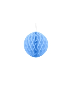 Bola Nido Abeja Azul Claro 20cm ***OFERTA DTO NO ACUMULABLE