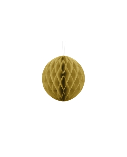 Bola Nido Abeja Oro 20cm ***OFERTA DTO NO ACUMULABLE