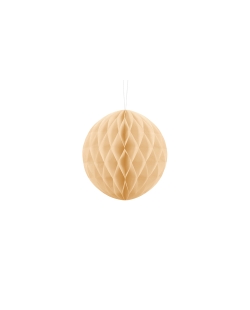 Bola Nido Abeja Crema Claro 20cm ***OFERTA DTO NO ACUMULABLE