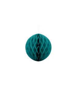 Bola Nido Abeja Azul Turquesa Pastel 20cm ***OFERTA DTO NO ACUMULABLE