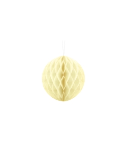 Bola Nido Abeja Amarillo Palido 20cm ***OFERTA DTO NO ACUMULABLE