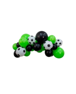 Kit Guirnalda Globos Latex Sempertex Futbol - 67 Globos
