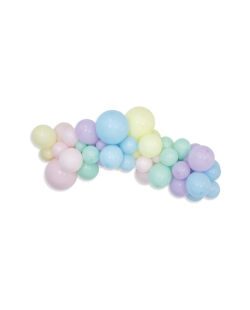 Kit Guirnalda Globos Latex Sempertex Pastel Surt - 67 Globos 609-620-630-640-650