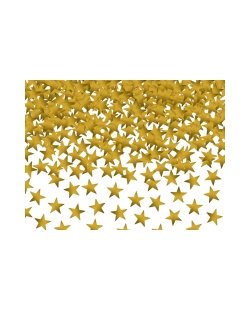 Confeti Estrellas Oro 10mm 30gr ***OFERTA DTO NO ACUMULABLE