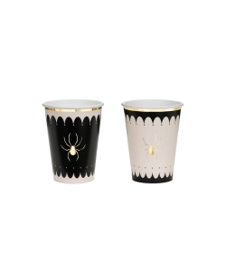 Vasos Araña Borde Oro 400 ml ***OFERTA DTO NO ACUMULABLE