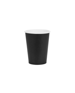 Vasos Papel 250ml Negros ***OFERTA DTO NO ACUMULABLE