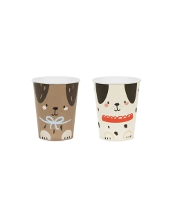 Vasos Papel 220ml Perros ***OFERTA DTO NO ACUMULABLE