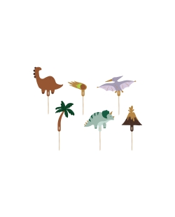 Adornos Tarta Dinosaurios 8-12cm ***OFERTA DTO NO ACUMULABLE