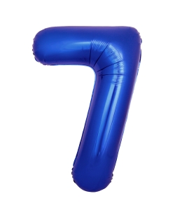Globo Foil Nº 7 Azul Reflex 86cm ***OFERTA DTO NO ACUMULABLE