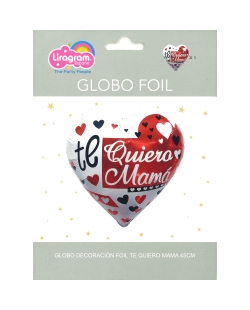 Globo Foil Te Quiero Mama 18/45cm