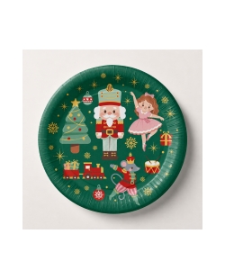8 Platos 23cm Cascanueces Colección Liragram