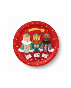 8 Platos 23cm Reyes Magos Colección Liragram
