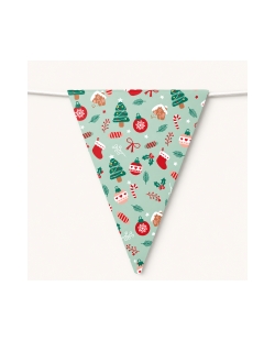 Banderin 3m Navidad Colección Liragram