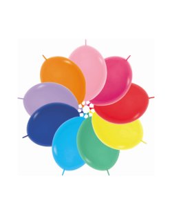 Globo Latex Link-O-Loon 12 Sempertex Fashion Solido Surtido Colores 5-9-12-15-20-30-40-41-50-61/29cm