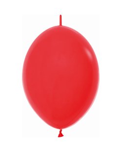 Globo Latex Link-O-Loon 12 Sempertex Fashion Solido Rojo 29cm
