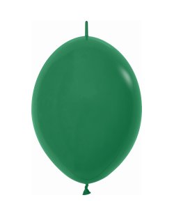Globo Latex Link-O-Loon 12 Sempertex Fashion Solido Verde Selva 29cm