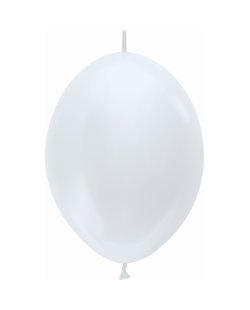 Globo Latex Link-O-Loon 12 Sempertex Satin Blanco 29cm