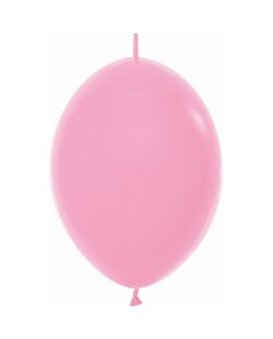 Globo Latex Link-O-Loon 6 Sempertex Fashion Solido Rosado 15cm