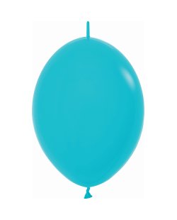 Globo Latex Link-O-Loon 6 Sempertex Fashion Solido Azul Caribe 15cm