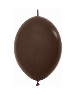 Globo Latex Link-O-Loon 6 Sempertex Fashion Solido Chocolate 15cm