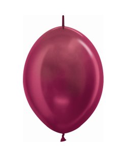 Globo Latex Link-O-Loon 6 Sempertex Metal Vinotinto 15cm