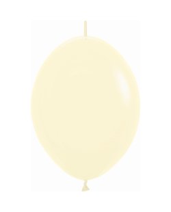 Globo Latex Link-O-Loon 6 Sempertex Pastel Amarillo 15cm