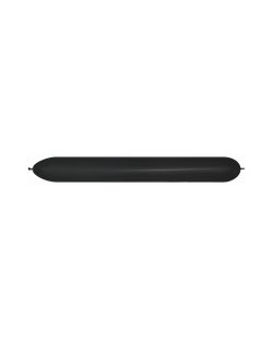 Globo Latex Link-O-Loon Sempertex Fashion Solido Negro 15cm X 150cm