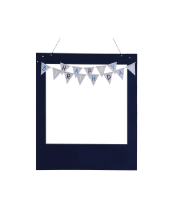 Marco Foto Personalizable Happy Bday Con Banderin 72X62,5 ***OFERTA DTO NO ACUMULABLE
