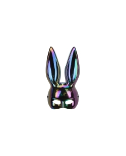 Mascara Conejo Negro 16.5X34cm ***OFERTA DTO NO ACUMULABLE