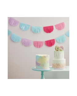 Guirnalda Semi Circulos Pastel 3m ***OFERTA DTO NO ACUMULABLE