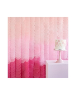 Fondo Fondo Discos Papel Seda Ombre Rosa ***OFERTA DTO NO ACUMULABLE