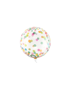 Globo Esfera Puntos Multicolor 40cm ***OFERTA DTO NO ACUMULABLE