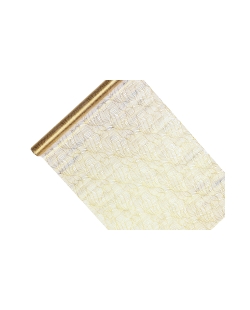 Organza Estampada Blanco 0,48X9M ***OFERTA DTO NO ACUMULABLE