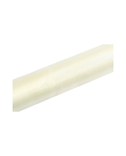 Organza Lisa Crema Claro 0,16X9M ***OFERTA DTO NO ACUMULABLE