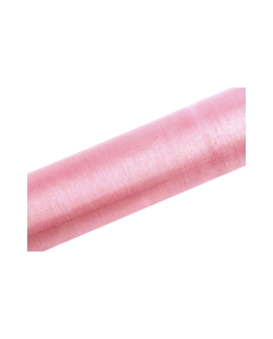 Organza Lisa Rosa Claro 0,16X9M ***OFERTA DTO NO ACUMULABLE